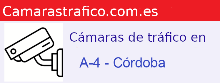 Cámaras dgt en la A-4 en la provincia de Córdoba